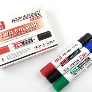 Marcadores de Pizarra Blanca Premium de Gran Capacidad, 2026, Mejor Oferta, para una Escritura y Borrado sin Esfuerzo, con Punta Doble Redonda, para la Escuela - Product Image 2