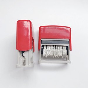 Tampons encreurs automatiques à double date pour le bureau, qualité alimentaire, contrôle qualité (QC, QA, IQC, OQC, IPQC), tampons de date en caoutchouc auto-encreurs. - Product Image 6