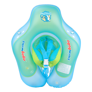Bouée gonflable pour bébé SWIMBOBO 2022, prix d'usine, bleue, plusieurs airbags, flotteur de taille pour enfant - Product Image 4