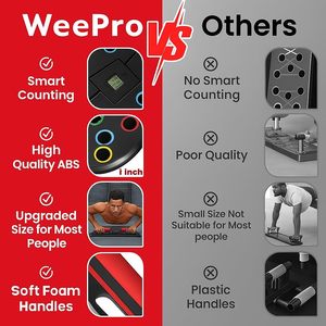 Équipement de fitness portable professionnel, planche à pompes pliable pour la maison, le <span class=keywords><strong>bureau</strong></span> et les voyages - Product Image 3