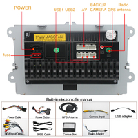 Lecteur DVD de voiture Android pour VW/Volkswagen/Golf/Passat/b7/b6/Skoda/Seat/Octavia/Polo/Tiguan Radio multimédia 9 pouces