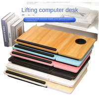 Mobilier de bureau pliable personnalisable en stock, mini bureau d'ordinateur pour la maison réglable en hauteur