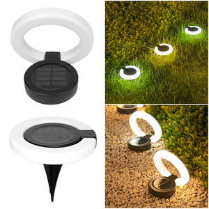 Nueva Lámpara Solar LED para Exteriores, Resistente al Agua, para Jardín, Caminos y Escaleras, Cuerpo de Plástico Duradero, Lámpara de Jardín Enterrada - Product Image 1