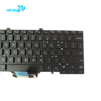 HK-HHT marque de clavier d'ordinateur portable Dell Latitude 7400 avec Backlight-0RN86F