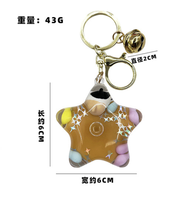 Porte-clés en plastique, porte-clés les plus vendus, personnalisables, porte-clés flottant en 3D avec liquide, porte-clés flottant en forme de bouteille, porte-clés liquide pour chat, cadeaux