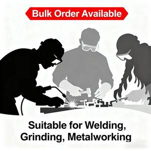 نظارات لحام الغاز، مجموعة نظارات أمان سوداء ورمادية متوسطة وشفافة للحام الصناعي - Product Image 6