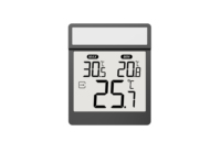 Thermomètre numérique, hygromètre, affichage LCD, utilisation intérieure/extérieure, température et humidité de bureau/table