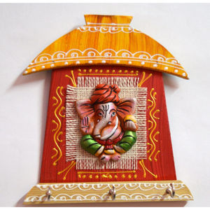 Ídolo Decorativo de Arcilla Hecho a Mano de Ganesha, Estilo Art Deco, para Boda (Decoración Vertical para el Hogar, Cumpleaños, Aniversario) - Product Image 3