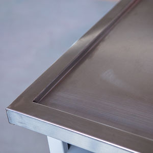 Banc <span class=keywords><strong>de</strong></span> travail en acier inoxydable robuste, directement <span class=keywords><strong>de</strong></span> l'usine, avec tiroirs, plaque suspendue et trou <span class=keywords><strong>de</strong></span> vidange d'huile, banc <span class=keywords><strong>de</strong></span> travail pour mécanicien - Product Image 4