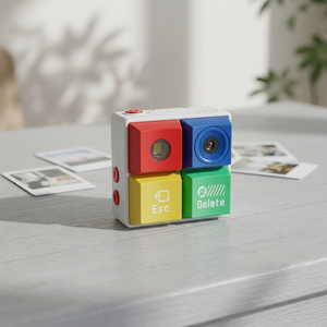Mini Cámara Digital Portátil con Forma de Bloque Colorido, Videocámara de Bolsillo para Grabación Diaria - Product Image 5