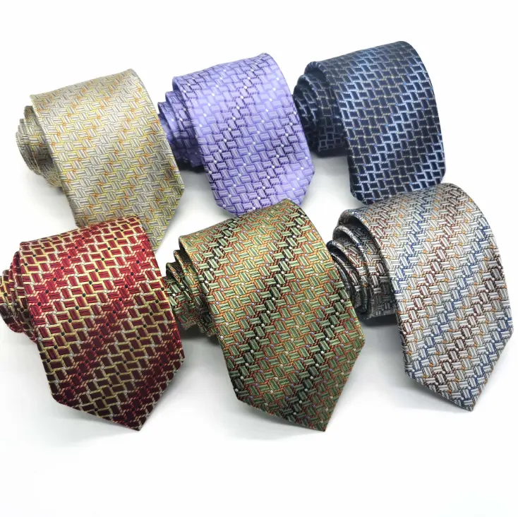 Costume d'affaires pour hommes, cravate en soie avec rayures, haut de gamme, vêtements formels, en stock, 8cm, nouvelle collection