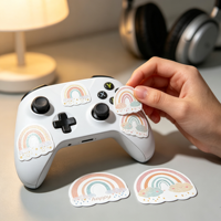 Autocollants sensoriels personnalisés arc-en-ciel pour soulager l'anxiété, adhésifs texturés pour adultes, adolescents, salle de classe, bureau, soulagement de l'ADHD