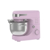 Batteur sur socle planétaire électrique 800W puissant, bol mélangeur en acier inoxydable 4L, 10+ vitesses, multifonction, protection anti-éclaboussures