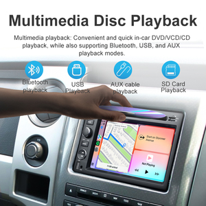 SEMAITU Autoradio 7 Pollici 2 Din con Montaggio su Cruscotto, Carplay, Android Auto, Trasmettitore FM, Schermo Touch, <span class=keywords><strong>Garanzia</strong></span> 1 Anno, per <span class=keywords><strong>Ford</strong></span> F150 - Product Image 3