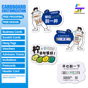 Cartes à gratter de Noël personnalisées - Cartes à gratter chanceuses imprimées festives pour le réveillon de Noël, personnalisables par les entreprises - Product Image 5