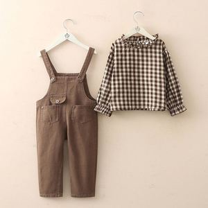 Camisetas de Algodón Suaves y Delgadas para Bebés y Niños, Jeans con Tirantes, Conjuntos Elegantes para Niñas, Compras en Línea en Hong Kong - Product Image 4