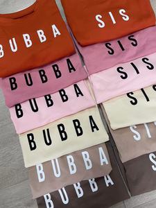 เสื้อสเวตเชิ้ตเด็ก แขนยาว พิมพ์ลายตัวอักษร SIS BUBBA สไตล์ลำลอง สำหรับเด็กผู้ชายและเด็กผู้หญิง  ฤดูใบไม้ผลิ/ฤดูใบไม้ร่วง  รับสกรีนโลโก้ - Product Image 6