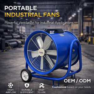 Ventilador Industrial de Flujo Axial Eléctrico de Alta Velocidad OEM/ODM, Motor de Ventilación de la Mejor Calidad con Control Mecánico de Velocidad GAPIDF000 - Product Image 5