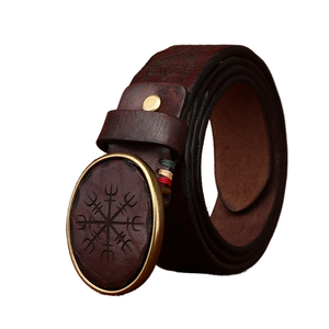 Cinturón de Cuero para Hombre, Diseño de Serpiente 3D Trenzado con Camuflaje, Hebilla de Aleación Suave de Alta Resistencia, Cuero Vacuno Genuino - Product Image 1