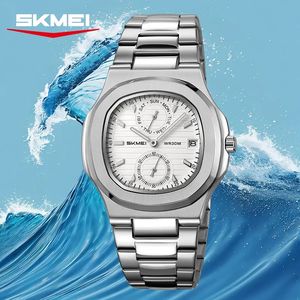 Skmei 2423 Montre-Bracelet de Mode Professionnelle pour Hommes, Quartz à Cadran Simple, Chronographe Sport Étanche - Product Image 2