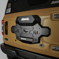 Panneau de garniture de hayon intérieur de luxe en alliage Al-Mg léger professionnel pour Ford Bronco 2021, finition mate thermolaquée, protection incluse
