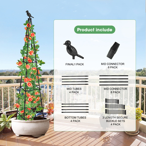 OEM Healthcare Supplements Wholesale Fence Gate for Potted Plants Garden Plant Flower <b>Tower</b> for Yards - Product Image 2