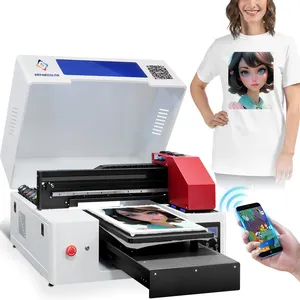 Refinecolor High Quality direct fabric tshirt printing machine t-shirt 3d printer with White Ink Circulation