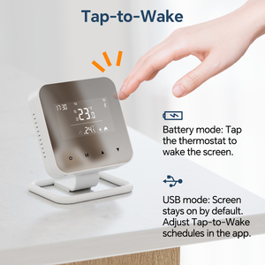 Tuya WiFi iletişimi ve maksimum verimli ısıtma için haftalık <span class=keywords><strong>Program</strong></span> ile Beok kablosuz dijital oda termostatı. - Product Image 3