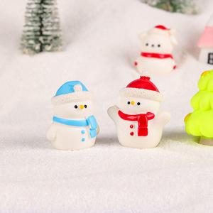 Decorazione Natalizia: Babbo Natale, Pupazzo di Neve, Paesaggio in Miniatura, Ornamento per Bonsai Fai-da-Te, Scena Innevata, Leone Marino - Product Image 3