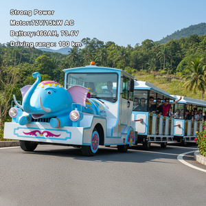 Tren Turístico Eléctrico sin Rieles para Parques de Atracciones, Tren para Niños, Fiestas y Eventos - Product Image 2
