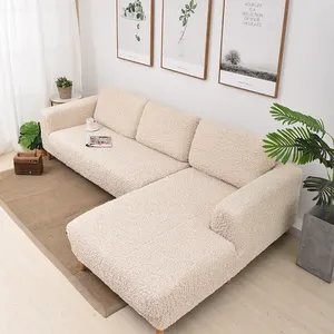Wholesale benutzerdefinierte luxus volle wasserdichte super elastische sofa abdeckung l form sofa abdeckung