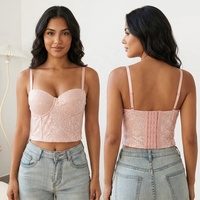 025 Nouveaux en gros, Bling, respirant, pour femmes, débardeur tube, mode, pour corsets, corset de femme, tops