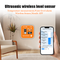 Capteur de niveau de liquide ultrasonique intelligent Tuya WiFi pour réservoirs d'eau et d'huile, affichage LED, alertes en temps réel via l'application Tuya, domotique