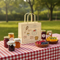 Sacs de cuisson en papier couché avec logo personnalisé, fermeture magnétique, poignées plates, emballage artisanal pour bougies, matériaux recyclés, couleurs personnalisées