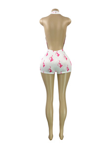 Ropa de Verano para Mujer 2026, Mono Elegante Estampado con Efecto Push-Up para Mujer, Ropa Deportiva, Body Casual para Mujer, Ropa de Yoga Aloes - Product Image 2