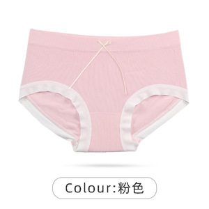 Taille moyenne sans couture, grandes tailles, <span class=keywords><strong>sous</strong></span>-vêtements en coton côtelé, culotte pour femmes, vente en gros d'usine, Lots <span class=keywords><strong>de</strong></span> Offre Spéciale - Product Image 6