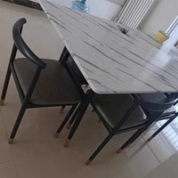 Ensemble de table à manger de luxe moderne pour cuisine avec 2, 4 ou 6 chaises