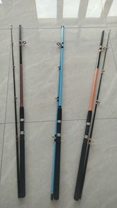 Canne à pêche en carbone OEM pour la pêche en eau salée, canne à leurre en fibre de verre pour eau douce/mer, pour la pêche en lac, en mer, à la carpe, à la truite, au marlin, avec poignée en liège - Product Image 3
