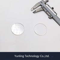 Plaque de verre de quartz trempé, disque OEM personnalisé, utilisation industrielle, résistance aux hautes températures, substrat