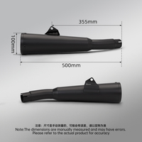 Tuyau de raccordement d'échappement pour moto CM300 CMX500 Rebel500 2017-2026, se connecte au système d'échappement d'origine