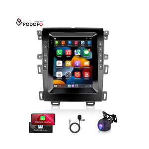 Podofo 9.7 "Android Car Stereo đài phát thanh xe cho Ford cạnh 2015 không dây Carplay Android Auto GPS Wifi Hifi FM RDS + Mic/máy ảnh - Product Image 1