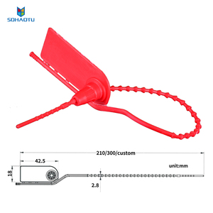 Đánh số quần áo an ninh Con dấu nhựa cho quần áo bao bì xé - Product Image 2