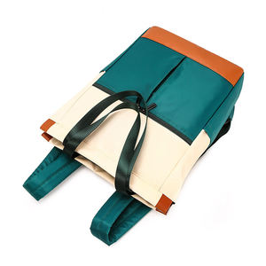 <span class=keywords><strong>Zaino</strong></span> da <span class=keywords><strong>donna</strong></span> in Nylon Glosy impermeabile <span class=keywords><strong>Beige</strong></span> con LOGO personalizzato - Product Image 2