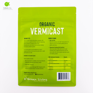 Mới nhiều lớp rỗng dây kéo <span class=keywords><strong>Ziplock</strong></span> đầy màu sắc in bao bì hạt hữu cơ sinh học đứng lên túi phân bón - Product Image 6