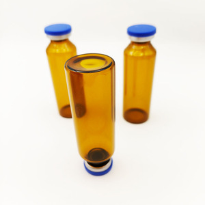 XZ LAB SUPPLIES Frascos de Vidrio Borosilicato Transparentes Redondos de 30 ml para Laboratorio, Frascos para Muestras con Tapón de Goma y Tapas de Cierre Hermético, China - Product Image 2