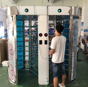 ประตูรั้วกั้นอิเล็กทรอนิกส์แบบสองเลน ยี่ห้อ <span class=keywords><strong>TDZ</strong></span> รุ่น <span class=keywords><strong>TDZ</strong></span>-Z706 ผลิตจากสแตนเลส ป้องกันน้ำและฝุ่นระดับ IP54 สำหรับโรงยิม พร้อมระบบจดจำใบหน้า - Product Image 2