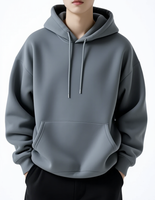 Sudadera con Capucha Personalizada de Alta Calidad, Elástica, de Spandex Grueso, Material de Primera Calidad, Sudadera para Hombre, Sudadera con Capucha Extra Grande para Invierno