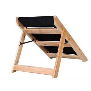 Escalier pliable personnalisé en <span class=keywords><strong>bois</strong></span> pour animaux de compagnie, escalier pour chiens et chats, échelle pliable en 4 marches pour animaux de compagnie - Product Image 2