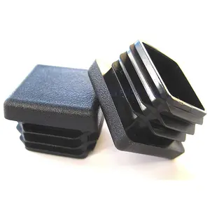 Custom Made High Quality Plastic Rubber End Caps For Square Tubing