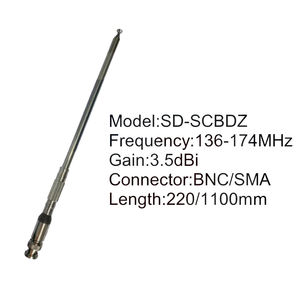 เสาอากาศวิทยุสื่อสารแบบขายส่ง 136-174MHz VHF สำหรับวิทยุพกพา - Product Image 4